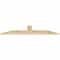 Ekena Millwork Portland Rough Sawn Timber Gable Bracket, Douglas Fir, 72"W x 15"H x 2"D x 6"F, 5/12 Pitch GBW072X15X0206POR00RDF - alternate 5